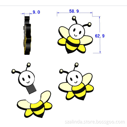 Open usb flash drive mould